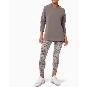 VARLEY Manning Sweatshirt Ribbed Ottoman‎ Size Large Pullover Side Zip